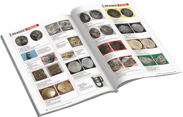 Submit your metal detecting find to treasure hunting magazine
