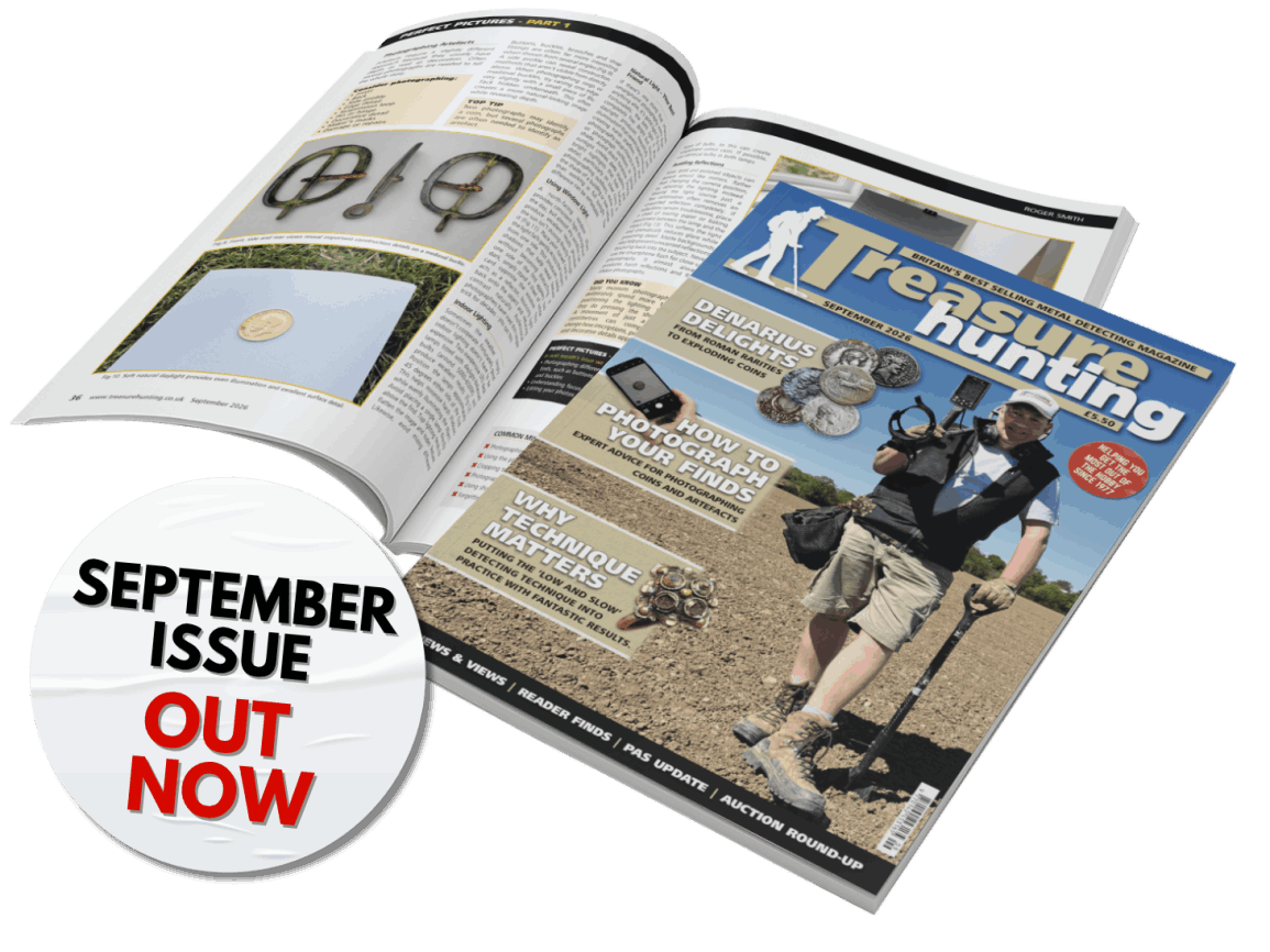 Treasure Hunting Magazine SEPTEMBER 2026 -  Paul Cee
