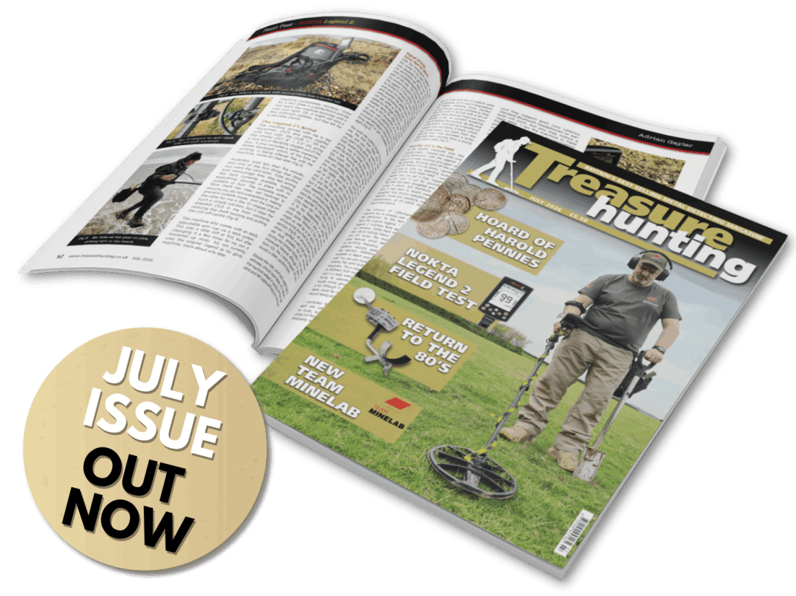 Treasure Hunting Magazine July 2026 -  Jason Hill