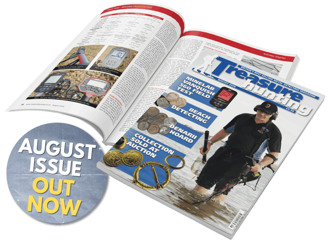 Treasure Hunting Magazine August 2026 -  Paul Cee