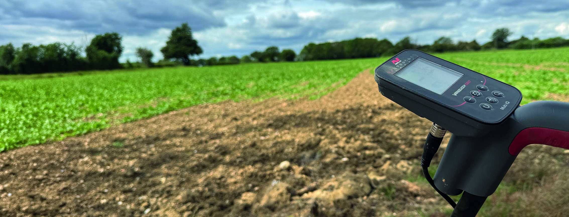 Minelab Vanquish 560 field test header image