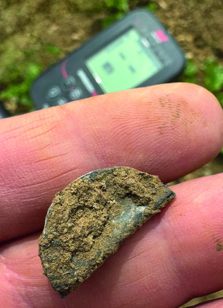 First hammered coin found with Vanquish 560