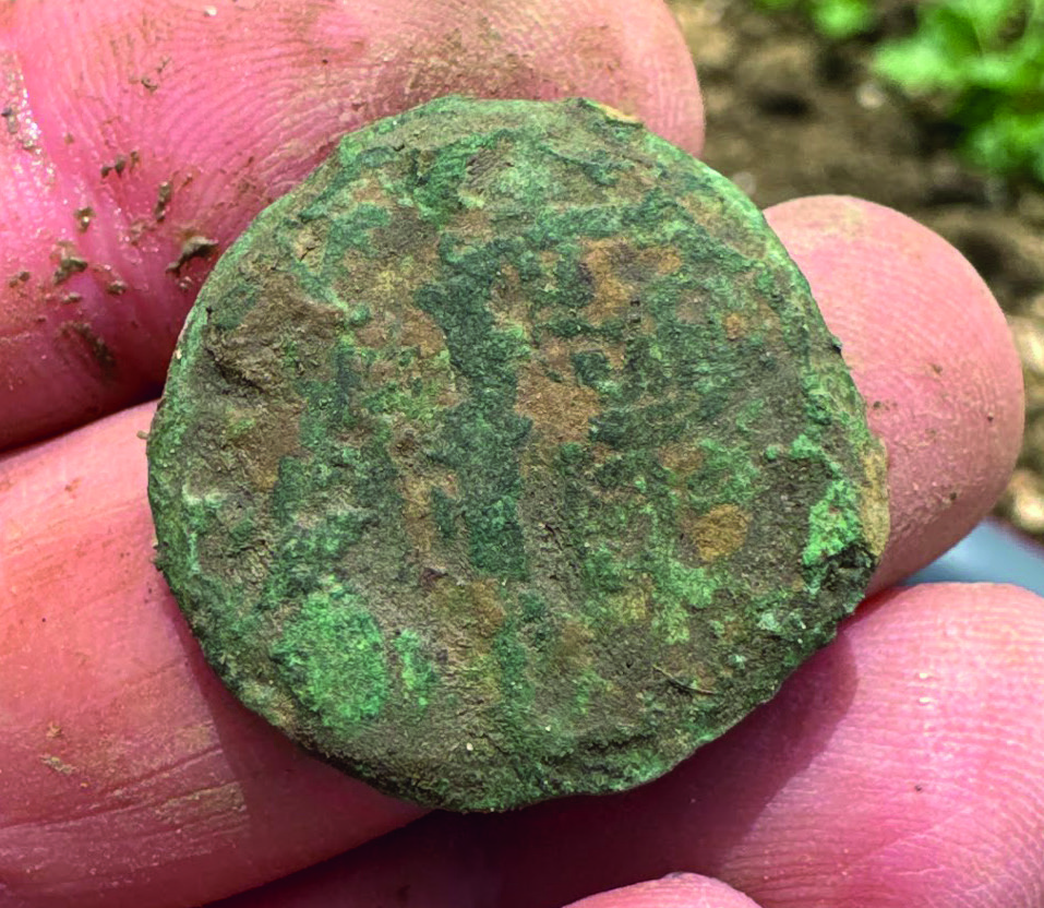Roman dupondius obverse and reverse