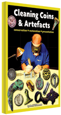 Cleaning Coins & Artefacts book cover.