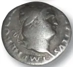Two silver Roman denarii.