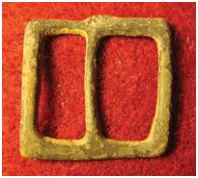 Two rather plain medieval buckles.