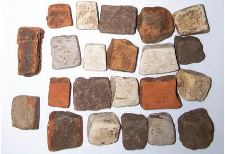 Single tesserae.