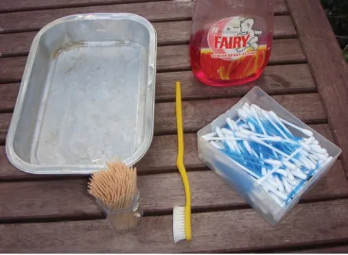 Basic cleaning kit.